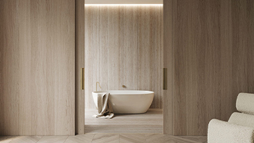 Partition de salle de bain