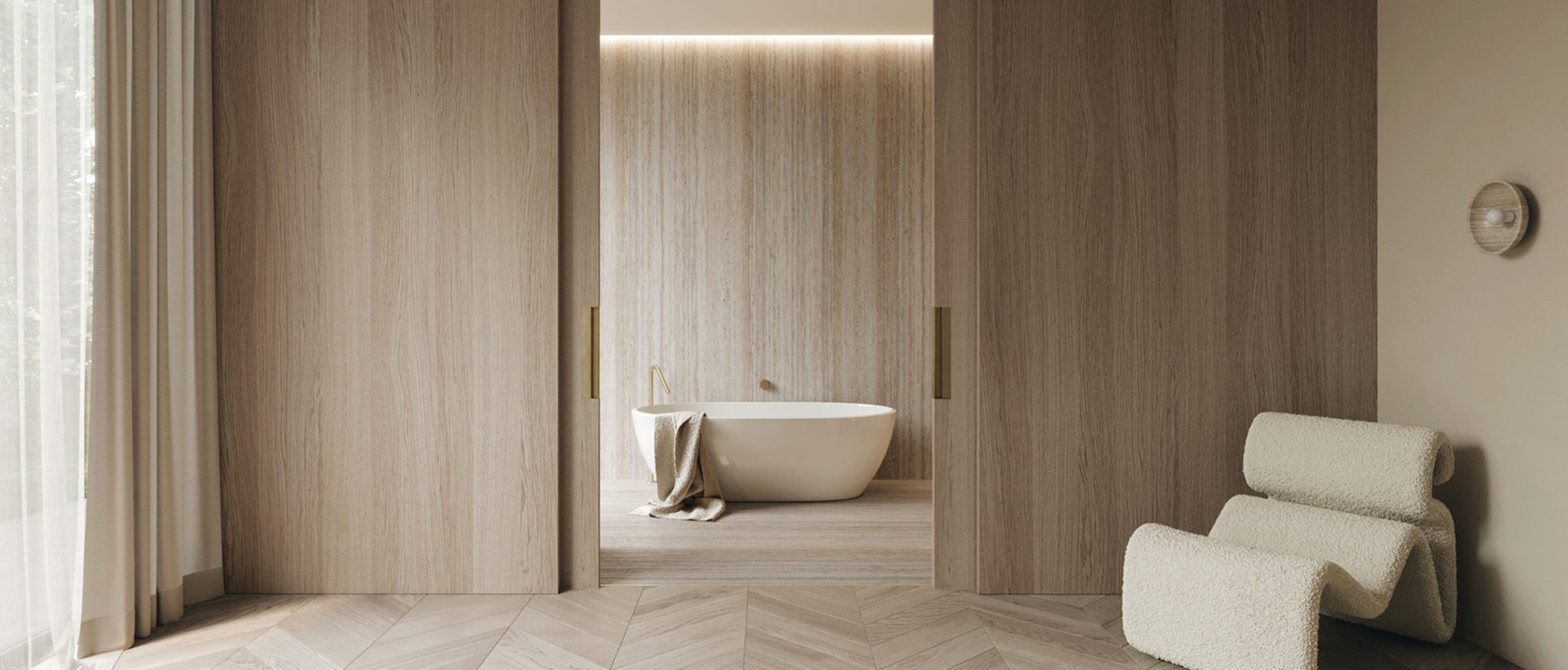 Partition de salle de bain