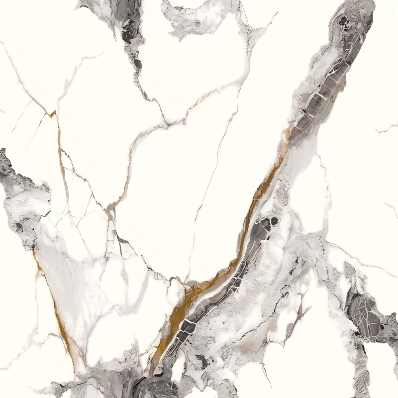 Texture noire, gris et or feuille d'estampage à chaud pour feuille en marbre UV